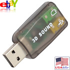 0159360 Unbranded Usb To Mic Headphone Jack Stereo Headset 738470141342