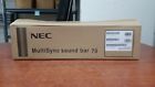 08jh27wt Nec Multisync Sound Bar Black New 663072935726