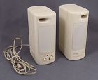 108954 Unbranded Computer Speakers Pair Speaker Vintage Untested