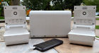 Acs300.1 138430 Altec Lansing Vtg Home Audio Speaker System Sub Clamshell Spekaers