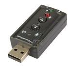 1kk6gn8nc5tr4 New Black Mini Usb External Channel Audio Sound Card Adapter