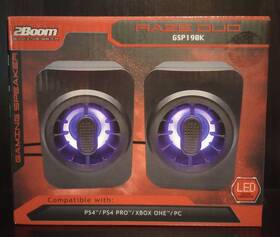 Gsp190k 2boom Raze Duo Led Wired Gaming Speakers Color Changing Free Shipping