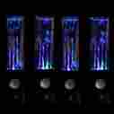 2xblack Unbranded Generic Led Light Water Dancing Speakers Show Music Fountain For Phones Computer