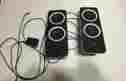 980-000800 3.5mm Logitech Z200 Multimedia Desktop Stereo Speakers With Line In Out 10w