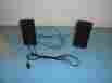 30250 Compucessory 2.0 Powered Black Speakers Tested To Work