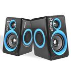 43234-16322 Reccazr Surround Computer Speakers With Deep Bass Usb Wired Powered