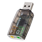 4894697563674 Unbranded Mini Usb Sound Card Adapter Translucent Black