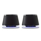 52558 Dual Sonic Speaker Dynamic Sound Blue Led Sleek 689526752558