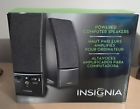 60060312574 Insignia Stereo Computer Speakers Plug For Laptop Pc