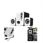671423912340 Computer Speakers Subwoofer Compact Usb Powered White Ts