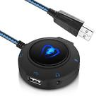 67753 Micolindun External Sound Card Usb Hubs Audio Adapter 7917936667753