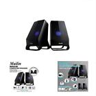 681013825042 Computer Speakers Stereo Laptop Led Lights Usb Rms
