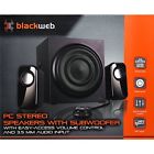 681131158886 Blackweb Pc Stereo Speakers With Subwoofer And Audio