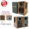 705353228827 Branded Bluetooth Bookshelf Speakers Studio Monitor Remote Control