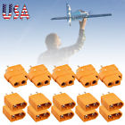 711583414305 Unbranded Pair Male Female Bullet Connectors Plugs For