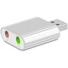737212806037 Smart Tech Aluminum Usb External Stereo Sound Adapter