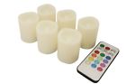 87050-06 Ecogecko Set Of Remote Controlled Color Changing Votive 011747258470