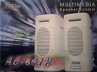 Ac-619n Juster Multimedia Speaker System High Quality Stereo Sound Channel Nib