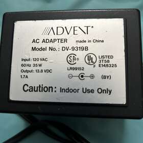 Dv-9319b Advent 270a Ac Adapter No 60hz 35w Computer Speakers Adjustable Bass/treble Dv-9319b Advent 270a Ac Adapter No 60hz 35w Computer Speakers Adjustable Bass/treble
