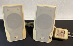 S4498 Advent 3.5mm Computer Shelf Speakers Vintage Retro