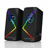 Ag-201 Ltc Audio Garden Computer Speakers Channel Wired Rgb Desktop Gaming