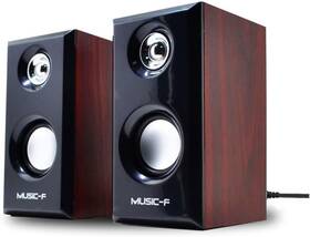 Aimery 313028190166 Computer Speaker Wooden Monitor Tv Pc Laptop Desktop Speakers For