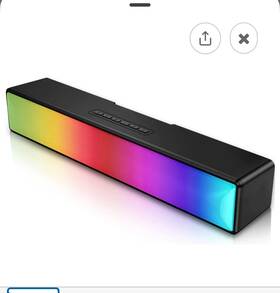 Bt601-rgb-us Akf Alf Usb Powered Computer Speaker