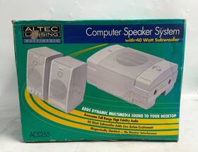 Acs255 Altec Lansing Desktop Speakers Power Cord And Adapter