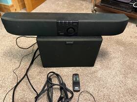 Ada106 Altec Lansing Retro Model Subwoofer And Front Surround Speakers With Remote