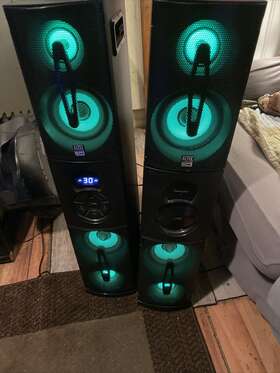 Al220flbo1091 Altec Lansing Party Duo Tower Set