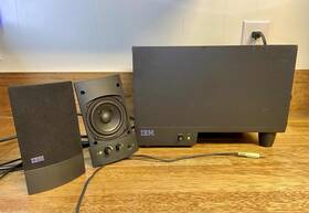 Ibm345 Altec Lansing Rare Computer Speaker System Really Loud Greatsoundquality