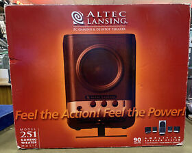 Altec Lansing Model 251 Vintage Pc Gaming And Desktop Theater Speaker System