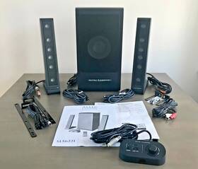 Sls6221 Altec Lansing Model Powered Speaker System - Prof. Flat Panel Sound Sys