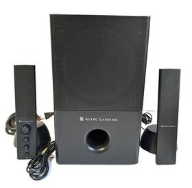 Vs4121blk Altec Lansing Powerful Crystal-clear Sound System For Pc And Mp3 Players