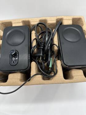 Amazon Basics 192233025018 Computer Speakers For Desktop Or Laptop Pc Black