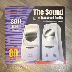 Artec S8ii Amplified 2.0 Channel 80w Wired Computer Speakers White