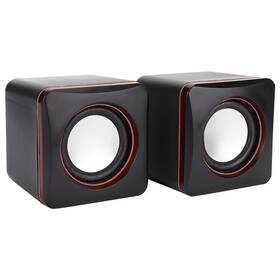 Ashataqtem42685v845-01 Ashata Mini Computer Speaker Portable Bluetooth Cute Cube Two-channel