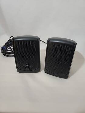 Emcpu1-1g Asi Ecpu-1g Speakers Pair Computer Desk Top Audio Technologies Model