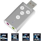 Au-ddas Sabrent Usb External Sound Adapter 3d Stereo For Windows And Mac 819921012937