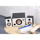 B00okuafyc Swan Speakers Powered Computer Surround Sound Pearl White 302709220667