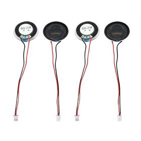 Bdiliusa Baodl00112 Round Micro Speaker 4 Pcs 28 Mm 2w 8 Ohm Internal Magnetic