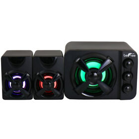 Bfs-s500 Be Free Sound Color Led 2.1 Gaming Speaker System
