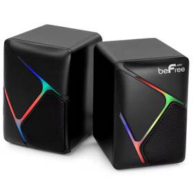 Befree Sound 445030550591 Dual Compact Led Gaming Speakers