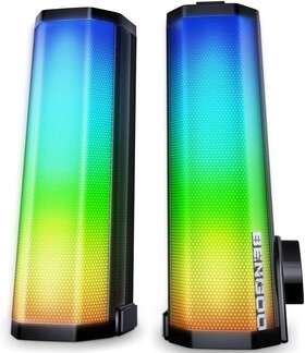 Bengoo 692619751277 Computer Gaming Speaker Soundbar Rgb Light Sound Bar Laptop Desktop Pc