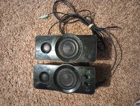 Bwa18ho013c Blackweb Pair Computer / Media Speakers Black Small Blemish