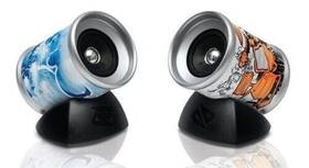 Boost 851427000513 Boosted Tin Can Computer / Cell Phone Retro Stylish Speaker Set - 6 1/2 Inch