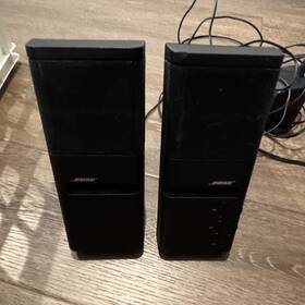 Bose 29306 Mediamate 2.0 Channel Wired Computer Speakers Black Stereo Rca Input