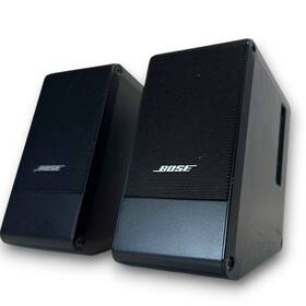 Bose 301481-002 Musicmonitor Computer Speakers Desktop Pc Black Tested With Cords No Remote