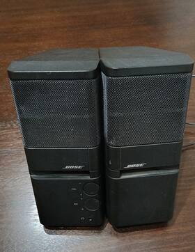 5166 Bose Mediamate Computer Speakers With Oem Power Supply All Original Works Great
