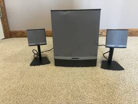 Bose Am291032 001 Companion 3 Series Ii 2.1 Channel Wired Speaker System Bass Compensation